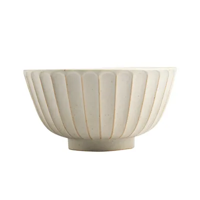 Ceramic Rice Japanese Style Coarse Ceramic Noodle Bowl