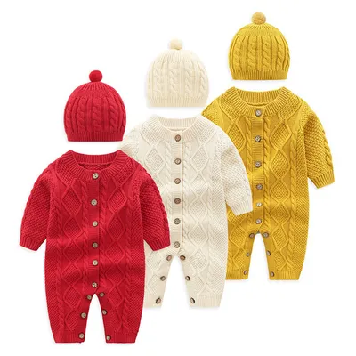 New autumn and winter baby onesies
