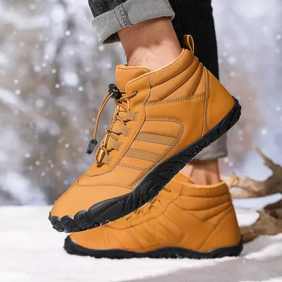 High-top Snow Boots Hiking Camping Hiking Shoes Skiing Non-slip Plus Velvet Warm