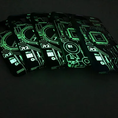 Back Cover Luminous Magnetic Phone Case