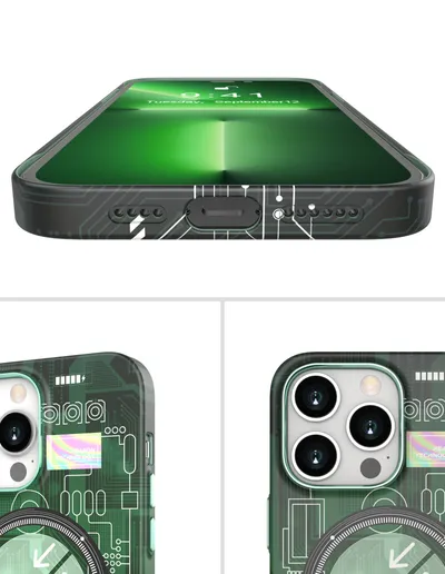 Back Cover Luminous Magnetic Phone Case