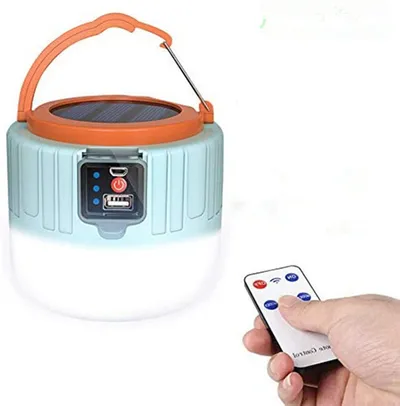 Outdoor LED solar charging remote control tent lamp