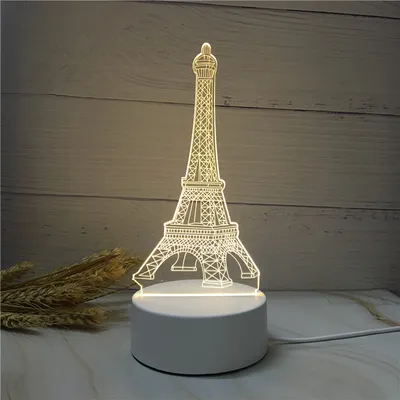 مصباح LED ثلاثي الأبعاد بتصميم كرتوني موفر للطاقة