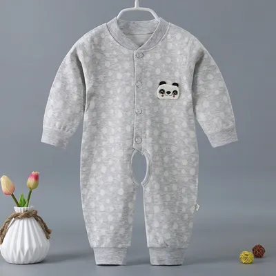 Spring new baby boneless one-piece long sleeves