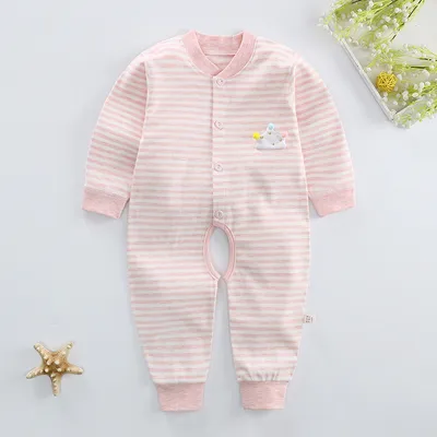 Spring new baby boneless one-piece long sleeves