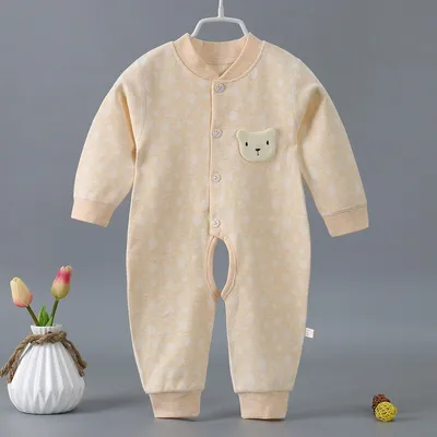 Spring new baby boneless one-piece long sleeves