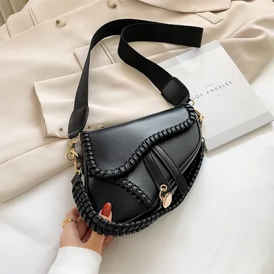 Western style small square bag wild net red bag fashion saddle bag