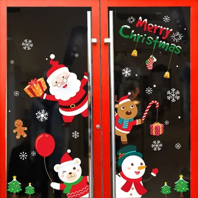 Door shop window sticker