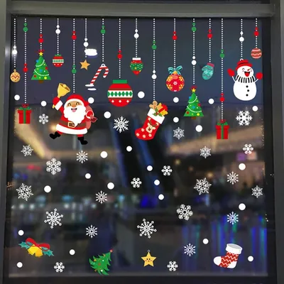 Door shop window sticker