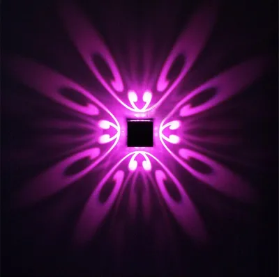 LED aluminum wall light
