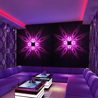 LED aluminum wall light
