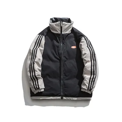 Men's stand collar cotton coat