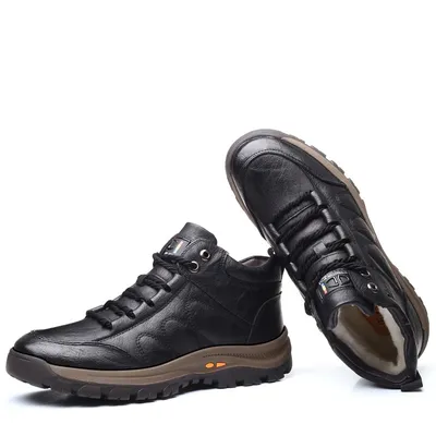 Thick suede shoes