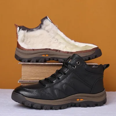 Thick suede shoes