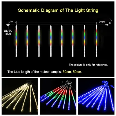 LED meteor shower light