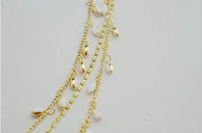 Horse Eye White Diamond Chain Headdress Tassel Hair Accessories Hairpin