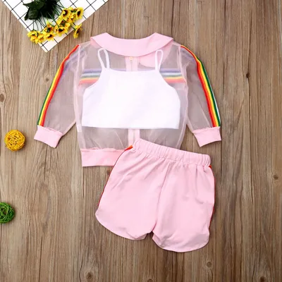 Baby girl summer jacket sports children's wear