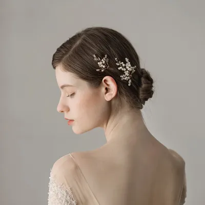 Exquisite Beaded Hair Fork And Curling Accessories