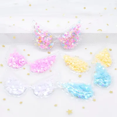 Cartoon PVC Colorful Angel Wings Decoration Accessories