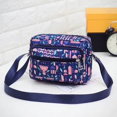 Women's New Nylon Pattern Small Cloth Bag
