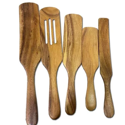 Spatula Five Piece Wooden Sauce Spatula Set