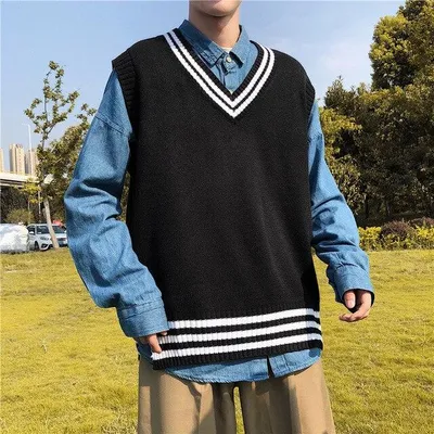Autumn And Winter Korean Style Sleeveless Loose Waistcoat