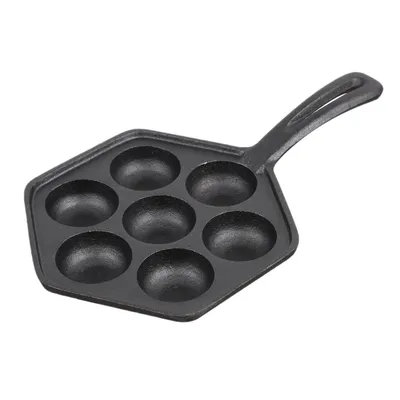 Household Cast Iron Oversize 5cm Pot Mould 7 Hole Cake Mould