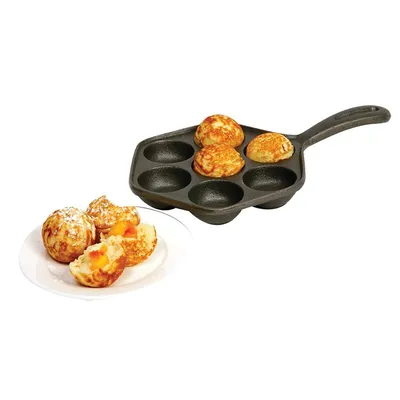 Household Cast Iron Oversize 5cm Pot Mould 7 Hole Cake Mould