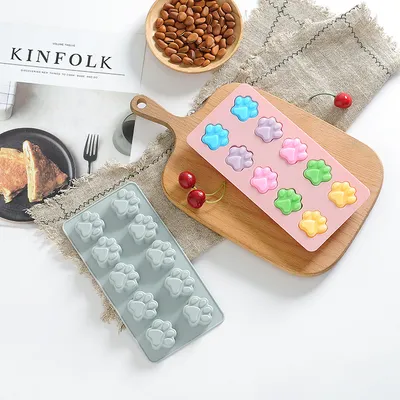 Cat Claw Silicone Baking Ice Brown Sugar Chocolate Ice Lattice Mold