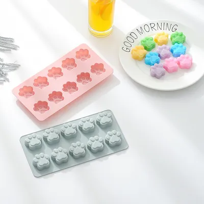 Cat Claw Silicone Baking Ice Brown Sugar Chocolate Ice Lattice Mold