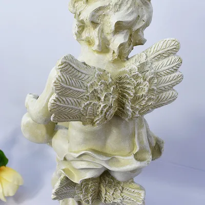Nordic Creative Flowing Water Resin Decoration Little Angel Outdoor Villa Courtyard Decoration