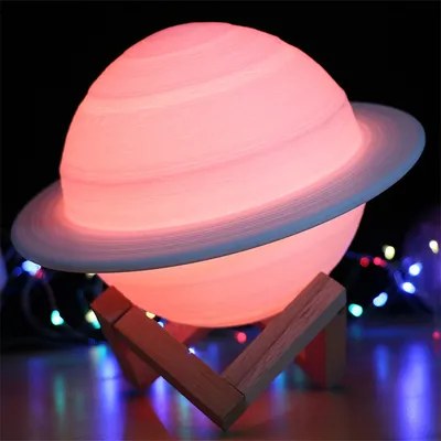 Creative 3D Printing Of Saturn's Intelligent Lunar Light