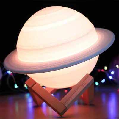 Creative 3D Printing Of Saturn's Intelligent Lunar Light