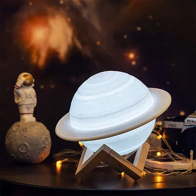Creative 3D Printing Of Saturn's Intelligent Lunar Light