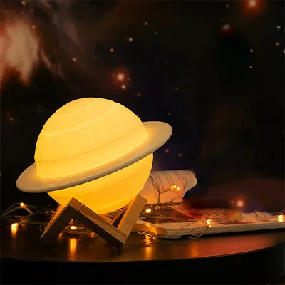 Creative 3D Printing Of Saturn's Intelligent Lunar Light