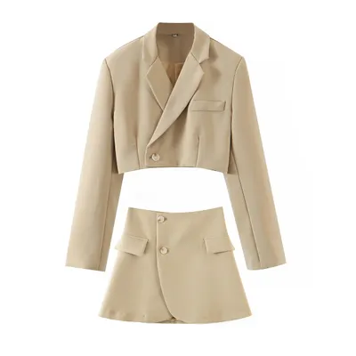 European And American Style Autumn Women's New Suit Skirt Suit