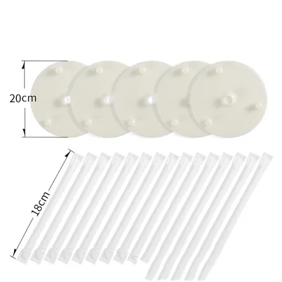 Double-Layer Cake Piling Bracket, Multi-Layer Fixed Gasket, Straw Support Frame