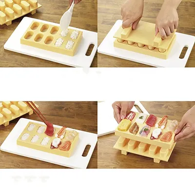 قالب السوشي الحربي يصنع باستخدام قالب جسم واحد لصنع مجموعة أدوات السوشي