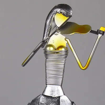 Retro Simple Music Band Character Craft Ornaments