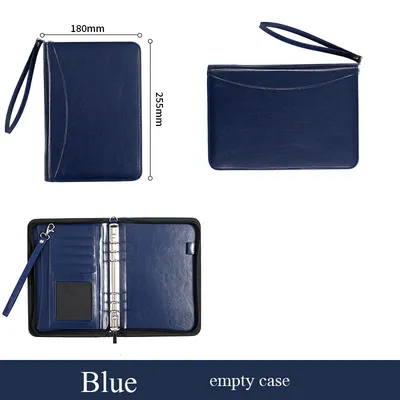 A5 Business Manager Folder Creative Zipper Bag Office Folder Work Meeting Record Book