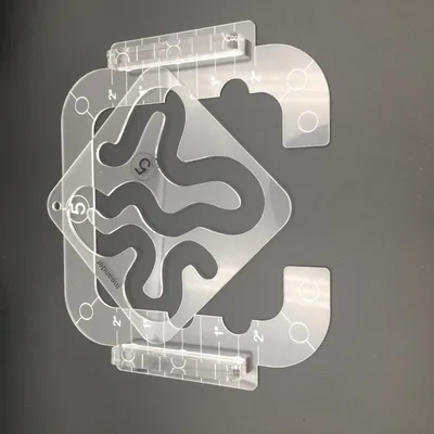 Shaped Hollow Sewing Kit Patchwork Template