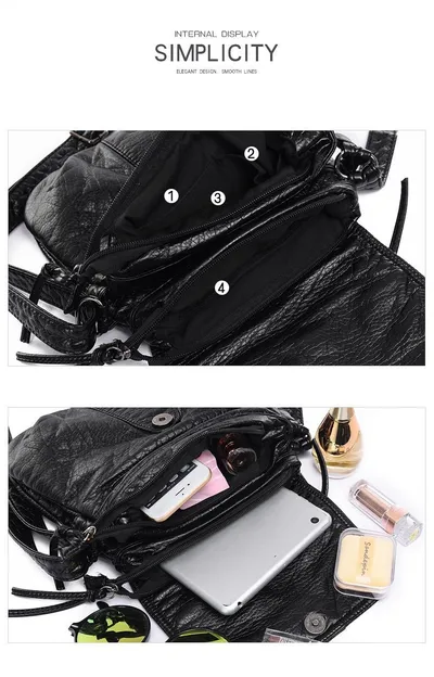 REPRCLA Brand Designer Women Messenger Bags Crossbody Soft PU Leather Shoulder Bag High Quality Fashion Women Bags Handbags