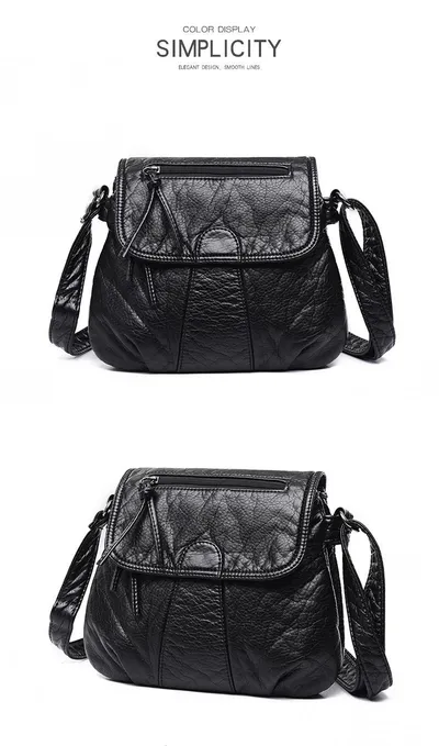 REPRCLA Brand Designer Women Messenger Bags Crossbody Soft PU Leather Shoulder Bag High Quality Fashion Women Bags Handbags