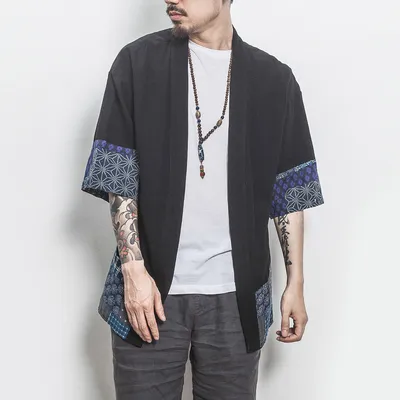 Cotton And Linen Retro Chinese Cardigan Tang Suit Men's Clothing