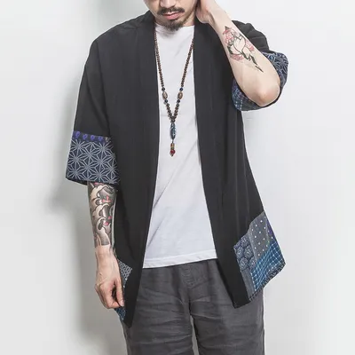Cotton And Linen Retro Chinese Cardigan Tang Suit Men's Clothing
