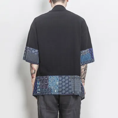 Cotton And Linen Retro Chinese Cardigan Tang Suit Men's Clothing