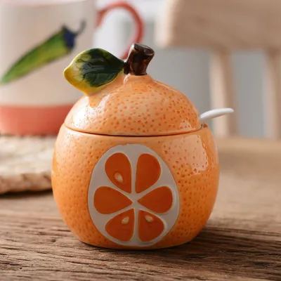 Japanese Ceramic Seasoning Jar Set Kitchen Supplies