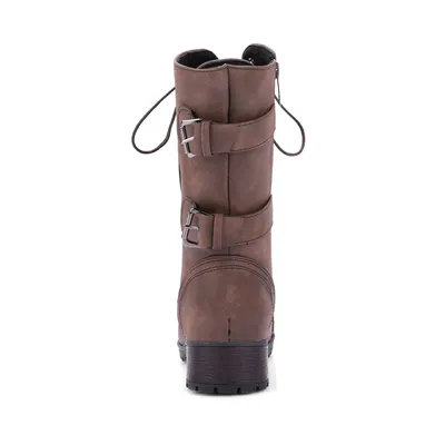 Women's Plus Size Cross Strap High Boots