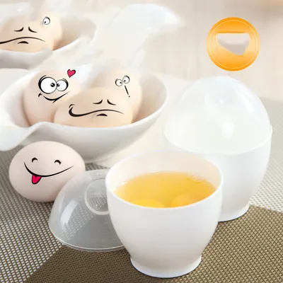 كوب بيض مطهو على البخار ميني كيوت في المايكرويف
