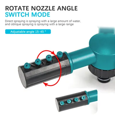 360 Degree Automatic Garden Sprinklers Watering Grass Lawn Rotary Nozzle